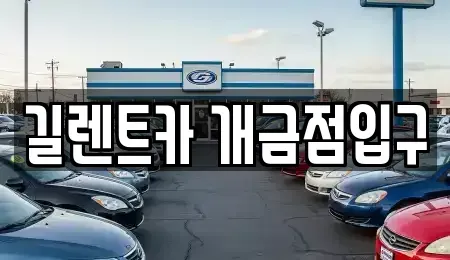 부산광역시 부산진구 개금동 렌트카 전문 길렌트카 개금점입구