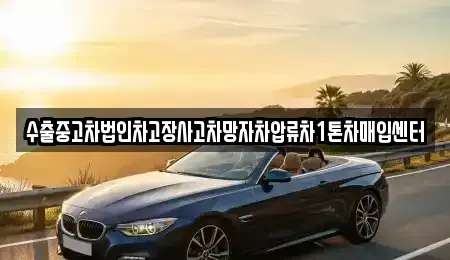 부산광역시 부산진구 개금동 중고차매입 전문 수출중고차법인차고장사고차망자차압류차1톤차매입센터