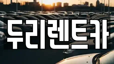 부산광역시 수영구 망미동 렌트카 전문 두리렌트카