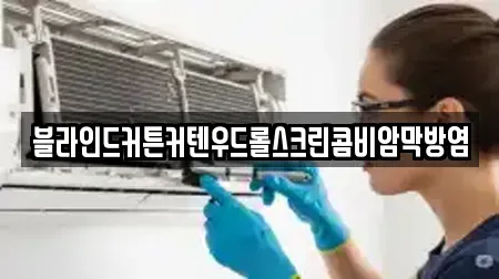 블라인드커튼커텐우드롤스크린콤비암막방염