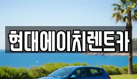서울 강남구 압구정동 렌트카 전문 현대에이치렌트카