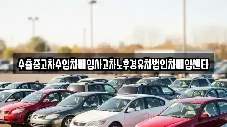 서울 강남구 압구정동 중고차매입 전문 수출중고차수입차매입사고차노후경유차법인차매입센타