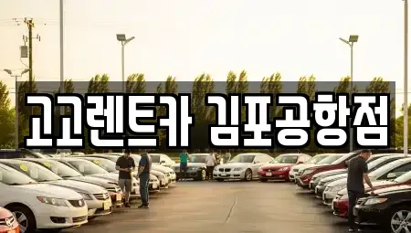 서울 강서구 오쇠동 렌트카 전문 고고렌트카 김포공항점