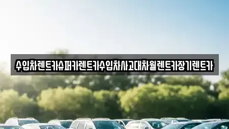 서울 구로구 구로동 장기렌트카 전문 수입차렌트카슈퍼카렌트카수입차사고대차월렌트카장기렌트카