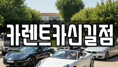 서울 동작구 렌트카 전문 카렌트카신길점