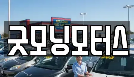 서울 동작구 중고차 전문 굿모닝모터스