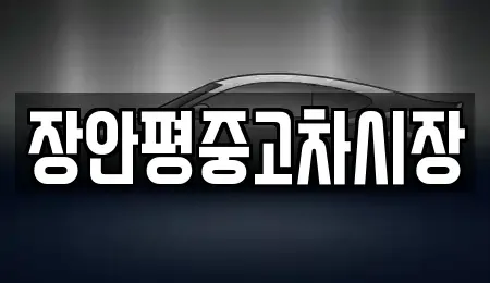 서울 종로구 화동 중고차 전문 장안평중고차시장
