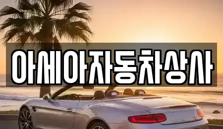 서울 종로구 화동 중고차매매 전문 아세아자동차상사