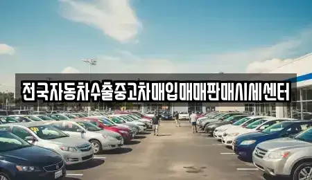 서울특별시 강서구 개화동 중고차매입 전문 전국자동차수출중고차매입매매판매시세센터
