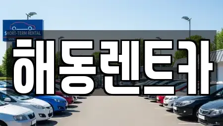 서울특별시 강서구 외발산동 렌트카 전문 해동렌트카
