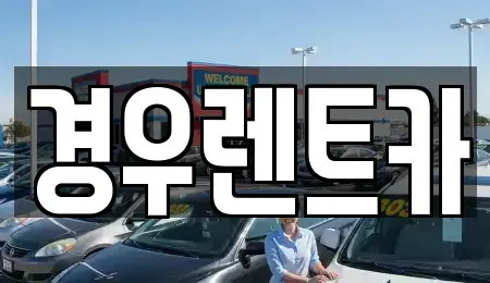 서울특별시 강서구 외발산동 장기렌트카 전문 경우렌트카