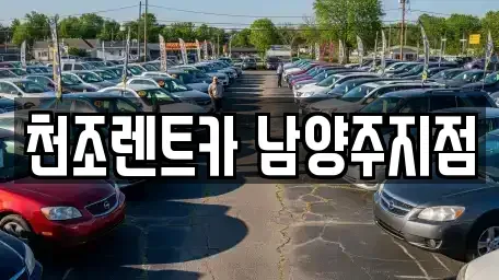 서울특별시 노원구 공릉동 장기렌트카 전문 천조렌트카 남양주지점