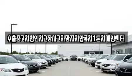 서울특별시 마포구 구수동 중고차매입 전문 수출중고차법인차고장사고차망자차압류차1톤차매입센터