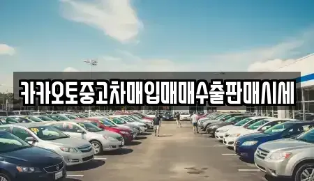 서울특별시 서대문구 북아현동 중고차매입 전문 카카오토중고차매입매매수출판매시세
