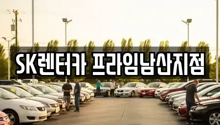 서울특별시 성동구 금호동4가 렌트카 전문 SK렌터카 프라임남산지점