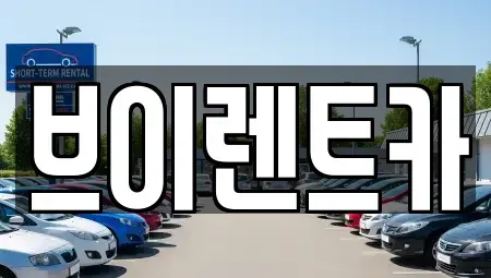 서울특별시 성동구 금호동4가 렌트카 전문 브이렌트카