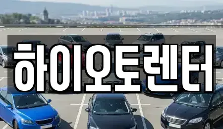 서울특별시 성북구 보문동5가 렌트카 전문 하이오토렌터