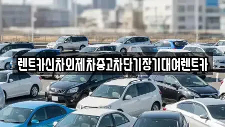 서울특별시 용산구 단기렌트카 전문 렌트카신차외제차중고차단기장기대여렌트카