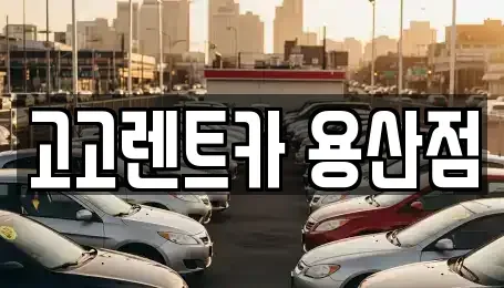 서울특별시 용산구 렌트카 전문 고고렌트카 용산점