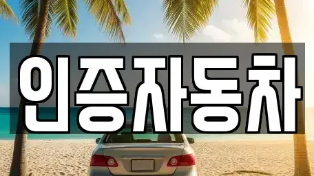 서울특별시 종로구 명륜4가 중고차매매 전문 인증자동차