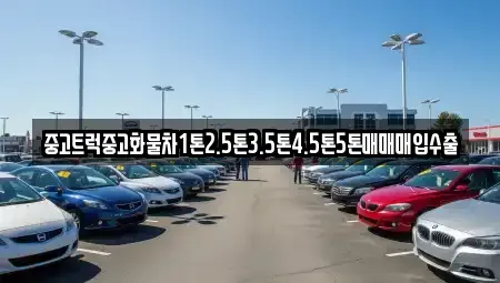 서울특별시 중구 충무로2가 중고차매입 전문 중고트럭중고화물차1톤2.5톤3.5톤4.5톤5톤매매매입수출