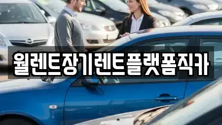 서울특별시 중구 흥인동 장기렌트카 전문 월렌트장기렌트플랫폼직카