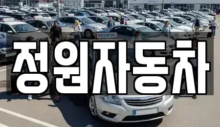 서울특별시 중구 흥인동 중고차매매 전문 정원자동차
