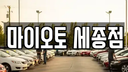 세종 다정동 렌트카 전문 마이오토 세종점