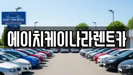 세종 다정동 렌트카 전문 에이치케이나라렌트카