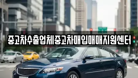 세종 새롬동 중고차 전문 중고차수출업체중고차매입매매지원센터