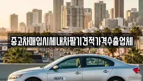 세종 새롬동 중고차매입 전문 중고차매입시세내차팔기견적가격수출업체