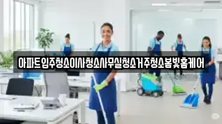 아파트입주청소이사청소사무실청소거주청소봄빛홈케어