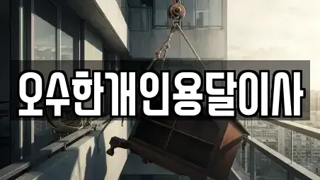 오수한개인용달이사