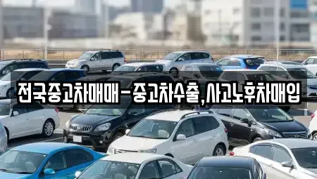 울산 북구 명촌동 중고차매입 전문 전국중고차매매-중고차수출,사고노후차매입