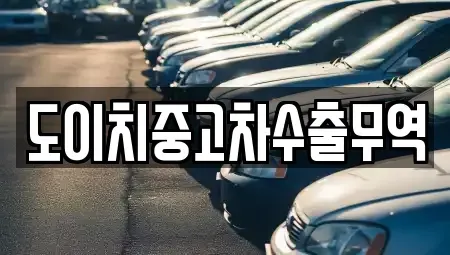 울산광역시 동구 주전동 중고차매매 전문 도이치중고차수출무역