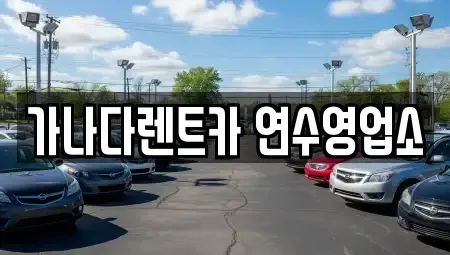 인천 남동구 논현동 단기렌트카 전문 가나다렌트카 연수영업소