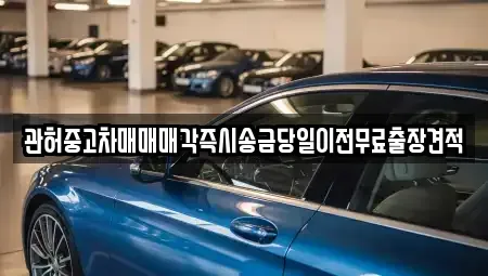 인천 미추홀구 관교동 중고차 전문 관허중고차매매매각즉시송금당일이전무료출장견적