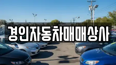인천 부평구 일신동 중고차 전문 경인자동차매매상사