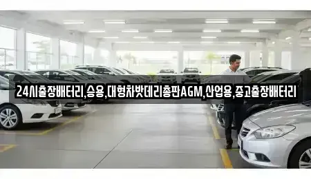 인천광역시 강화군 화도면 중고차 전문 24시출장배터리,승용,대형차밧데리총판AGM,산업용,중고출장배터리
