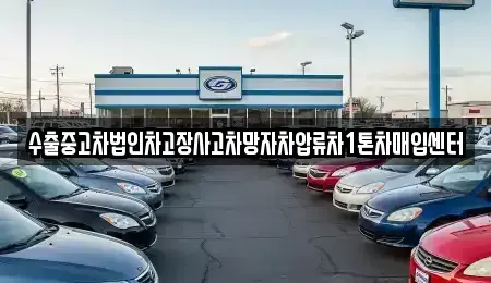 인천광역시 강화군 화도면 중고차매입 전문 수출중고차법인차고장사고차망자차압류차1톤차매입센터