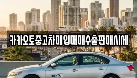 인천광역시 강화군 화도면 중고차매입 전문 카카오토중고차매입매매수출판매시세