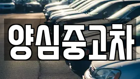 인천광역시 계양구 둑실동 중고차 전문 양심중고차