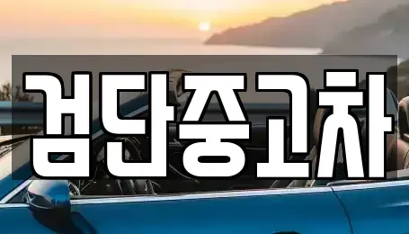 인천광역시 계양구 둑실동 중고차매매 전문 검단중고차