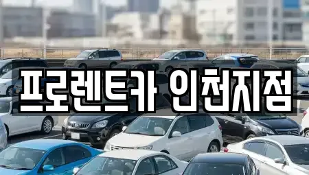 인천광역시 미추홀구 도화동 렌트카 전문 프로렌트카 인천지점