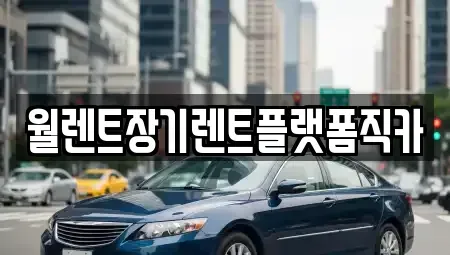 인천광역시 미추홀구 도화동 장기렌트카 전문 월렌트장기렌트플랫폼직카