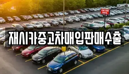 인천광역시 미추홀구 도화동 중고차매입 전문 재시카중고차매입판매수출