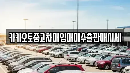 인천광역시 중구 해안동1가 중고차매입 전문 카카오토중고차매입매매수출판매시세