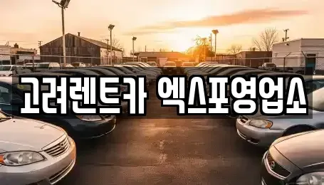 전남 여수시 오림동 렌트카 전문 고려렌트카 엑스포영업소