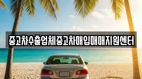 전라남도 광양시 진상면 중고차매입 전문 중고차수출업체중고차매입매매지원센터