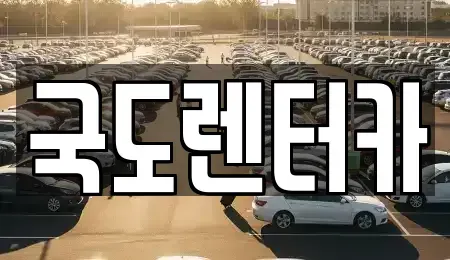 전라남도 구례군 렌트카 전문 국도렌터카